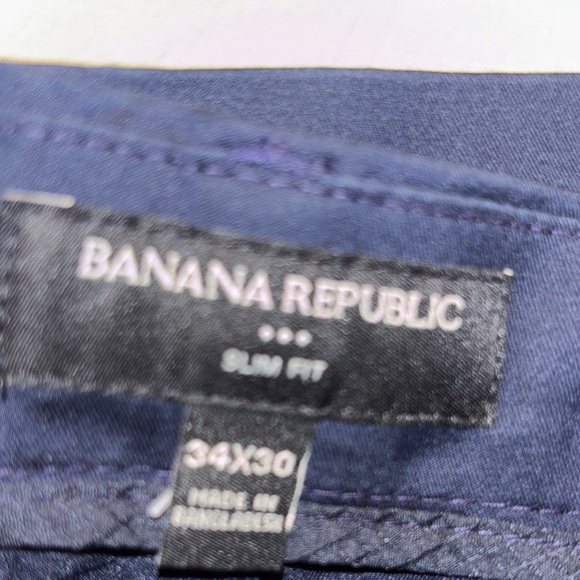 Banana Republic Men's Navy Dress Pants - Picture 4 of 5